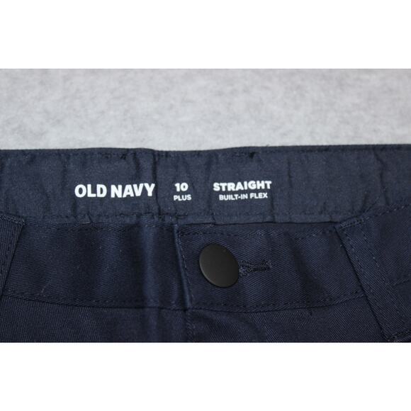 Old Navy Youth 10 Plus adjustable waist Navy Uniform Dress Pants - Picture 2 of 8